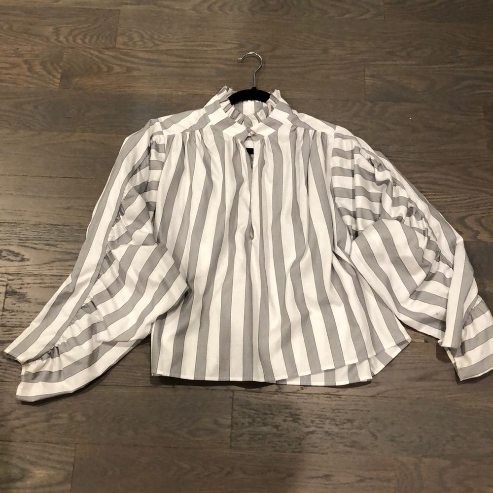 Petersyn Elizabeth Boxy Stripe Top size XS